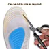 Slip-resistant soft insoles - textured TPE base for secure footing